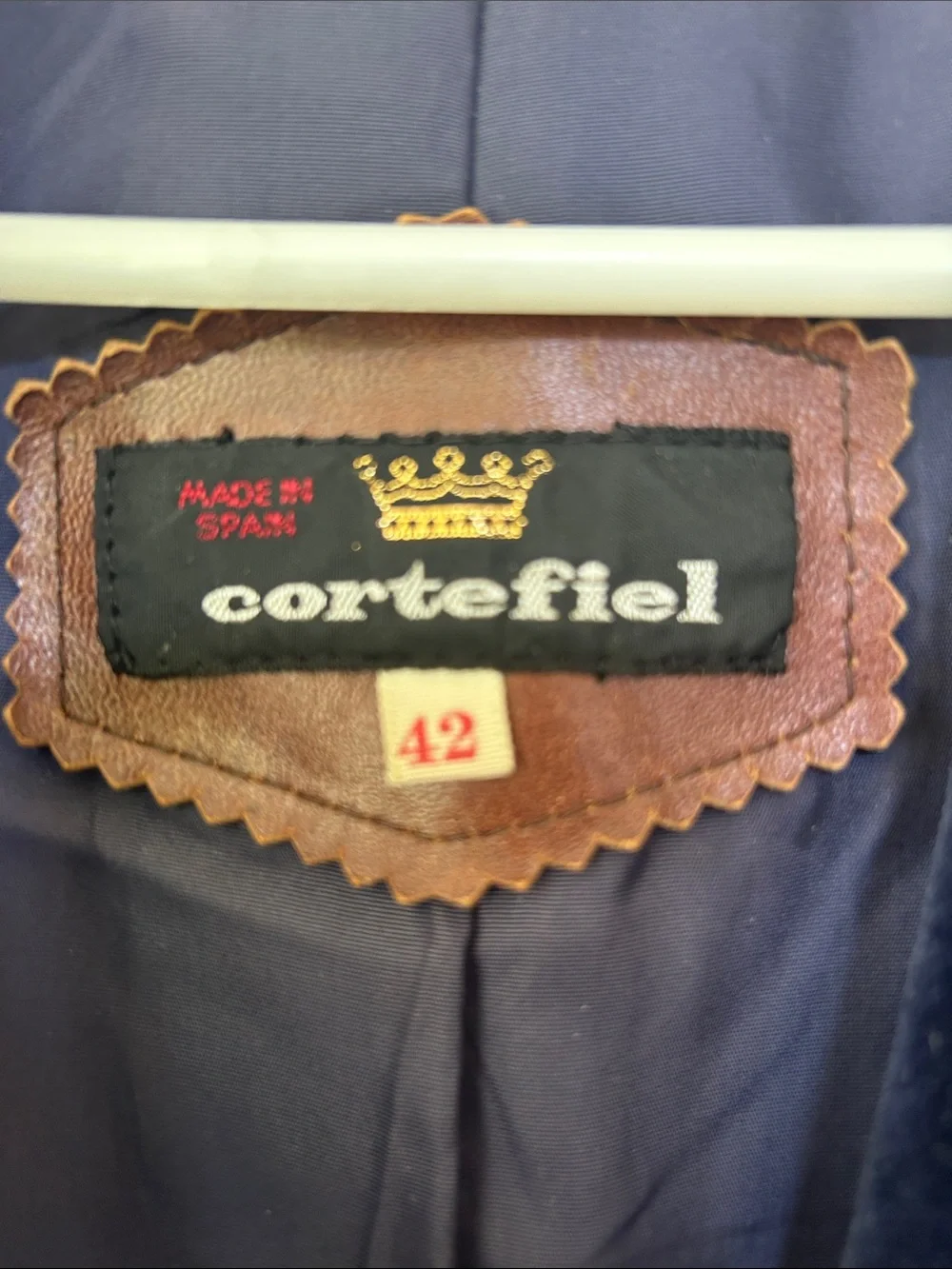 Men's Navy Velvet Sport Coat - Cortefiel